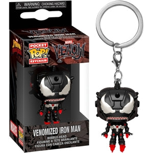 Venom Pocket Pop! Keychain Venomized Iron Man - Fugitive Toys