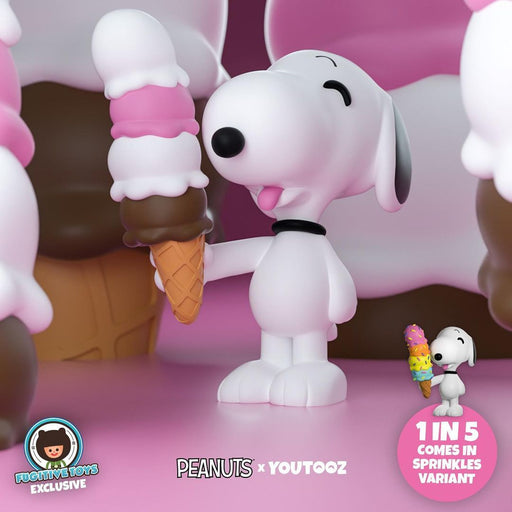 Youtooz x Peanuts Vinyl Figure Ice Cream Snoopy [2021 SDCC] - Fugitive Toys