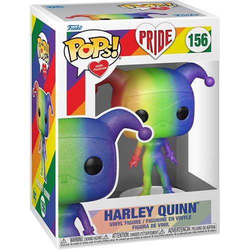 DC Heroes Pop! Vinyl Figure Pride Harley Quinn [156] - Fugitive Toys