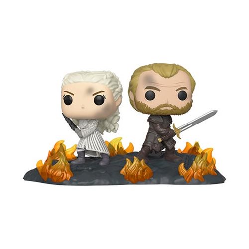 Game of Thrones Moment Pop! Vinyl Figure Daenerys and Jorah with Swords - Fugitive Toys