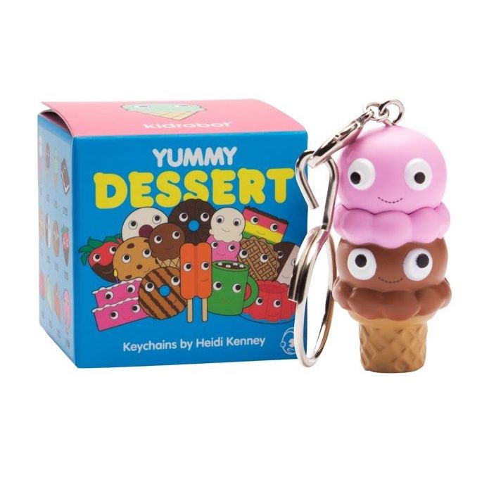 Kidrobot Yummy Dessert Keychain (1 Blind Box) - Fugitive Toys