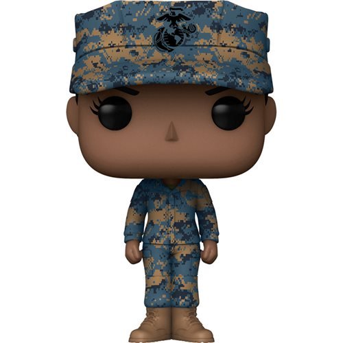 Military Pop! Vinyl Figure Marine Female (African American) - Fugitive Toys