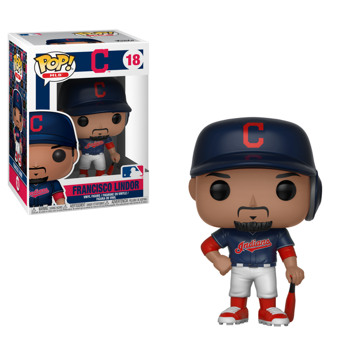 MLB Pop! Vinyl Figure Francisco Lindor [Cleveland Indians] [18] - Fugitive Toys