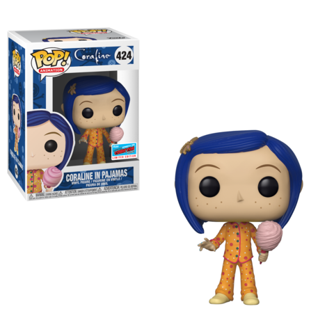 Coraline Pop! Vinyl Figure Coraline in Pajamas [NYCC 2018 Exclusive] [424] - Fugitive Toys