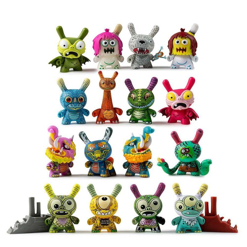 Kidrobot x Clutter Kaiju Battle Dunny Vinyl Mini Figure (1 Blind Box) - Fugitive Toys