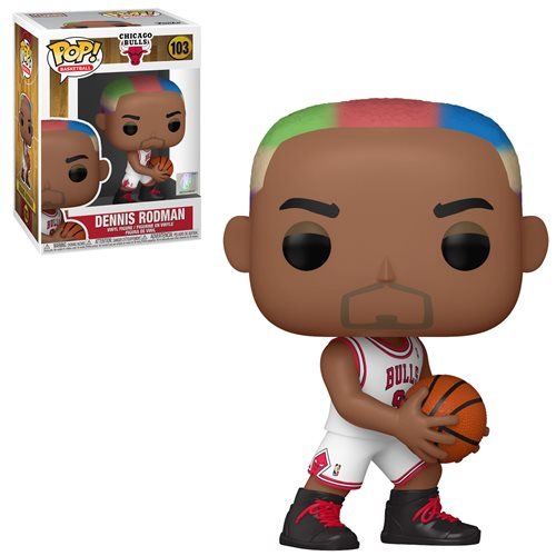 NBA Legends Pop! Vinyl Figure Dennis Rodman (Bulls Home) [103] - Fugitive Toys