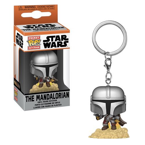 Star Wars The Mandalorian Pocket Pop! Keychain The Mandalorian with Blaster - Fugitive Toys