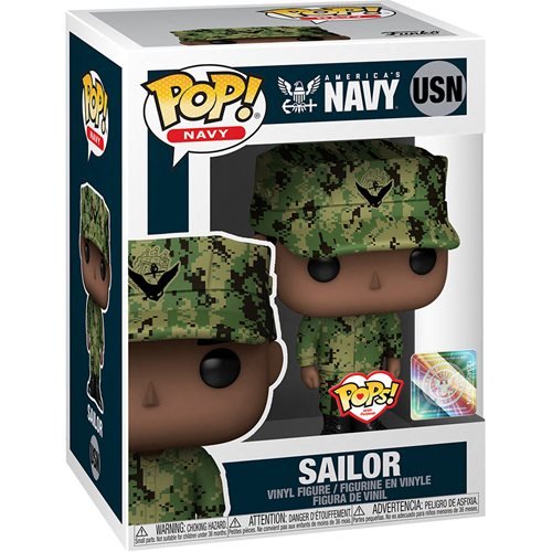 Military Pop! Vinyl Figure Navy Sailor Male (African American) - Fugitive Toys