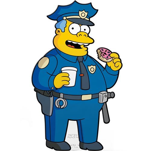 The Simpsons: FiGPiN Enamel Pin Chief Clancy Wiggum [873] - Fugitive Toys