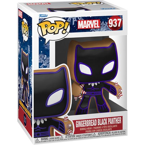 Marvel Pop! Vinyl Figure Holiday Gingerbread Black Panther [937] - Fugitive Toys