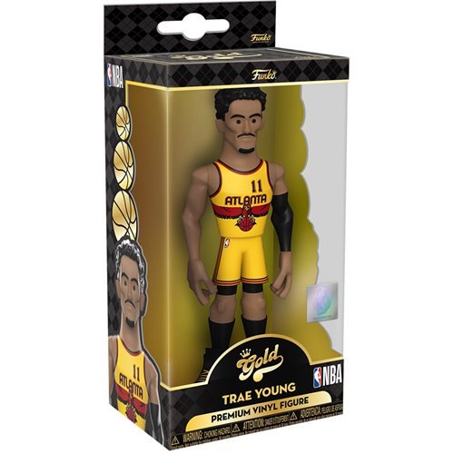 Funko Vinyl Gold Premium Figure: NBA Hawks Trae Young (Alternate Uniform) - Fugitive Toys