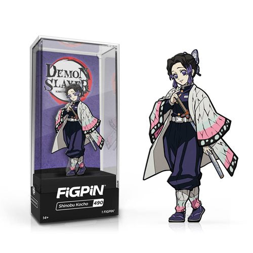 Demon Slayer: FiGPiN Enamel Pin Shinobu Kocho [490] - Fugitive Toys