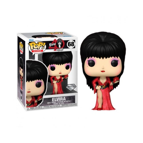 Elvira Mistress of The Dark 40th Pop! Vinyl Figure Elvira (Diamond) [68] - Fugitive Toys