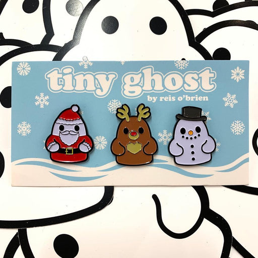 Bimtoy Tiny Ghost Pins [Christmas 3 Pack] - Fugitive Toys