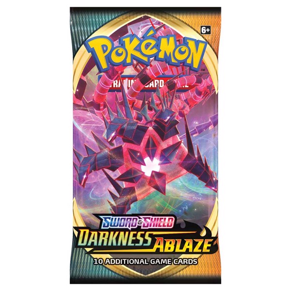 Pokemon Trading Card Game Sword & Shield Darkness Ablaze Booster Pack - Fugitive Toys