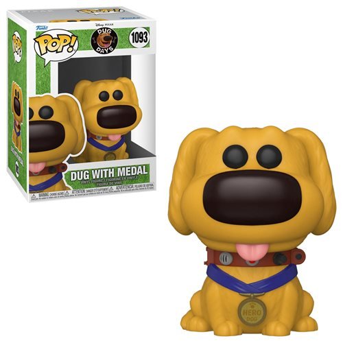 Disney Dug Days Pop! Vinyl Figure Hero Dug with Medal [1093] - Fugitive Toys