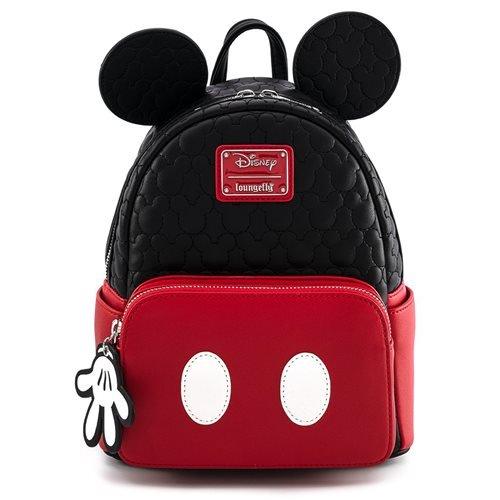 boy mini backpack Loungefly x Disney Mickey Mouse Oh Boy! Quilted Mini Backpack