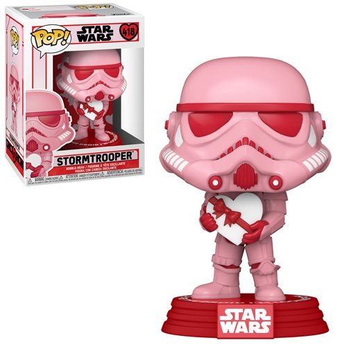 Star Wars Valentines Pop! Vinyl Figure Stormtrooper with Heart [418] - Fugitive Toys