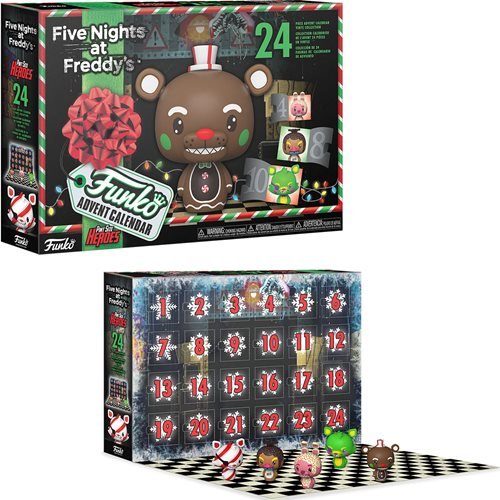 Five Nights at Freddy's Blacklight Pint Size Heroes Advent Calendar [24pcs] - Fugitive Toys