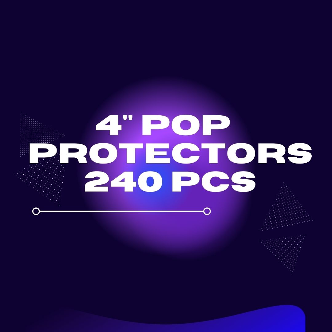 Pop Roll 4 In 4 Inch Pop Protectors (240 Pieces)