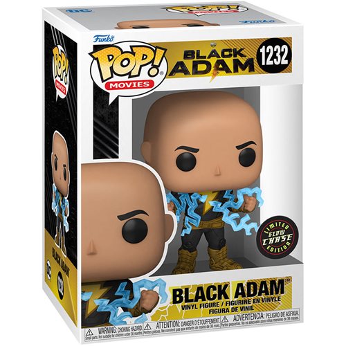 DC Black Adam Pop! Vinyl Figure Black Adam (Lightning Glow Chase) [1232] - Fugitive Toys