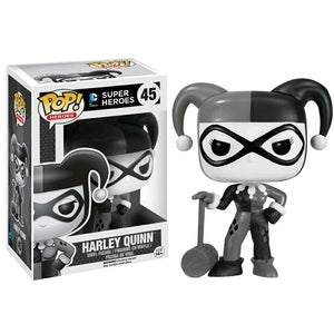 DC Super Heroes Pop! Vinyl Figures Black and White Harley Quinn with Mallet [45] - Fugitive Toys