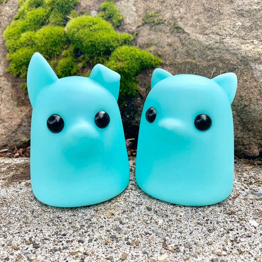 Bimtoy Tiny Ghost Blue GLOW Puppy & Kitty - Fugitive Toys