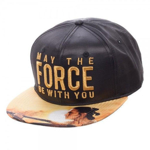 Bioworld Star Wars May The Force Be With You Satin Snapback Cap - Fugitive Toys