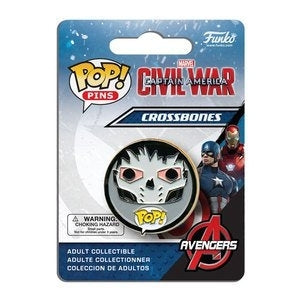 Captain America: Civil War Pop! Pins Crossbones - Fugitive Toys