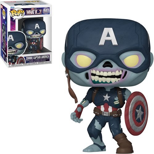 Marvel What If? Pop! Vinyl Figure Zombie Captain America [941] - Fugitive Toys