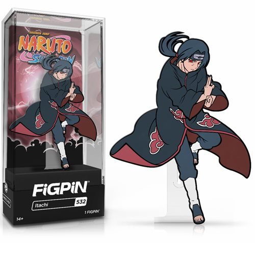 Naruto Shippuden: FiGPiN Enamel Pin Itachi (Action Pose) [532] - Fugitive Toys