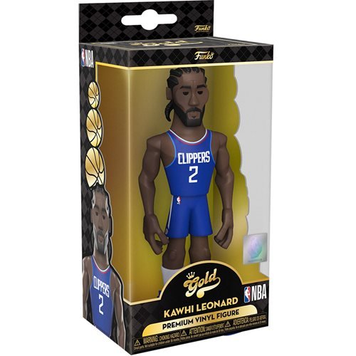 Funko Vinyl Gold Premium Figure: NBA Clippers Kawhi Leonard - Fugitive Toys