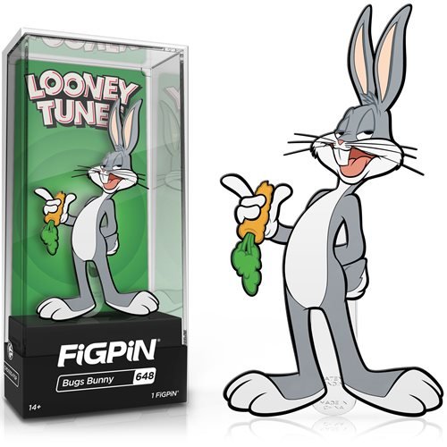 Looney Tunes: FiGPiN Enamel Pin Bugs Bunny [648] - Fugitive Toys