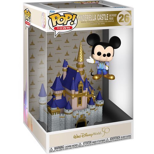 WDW 50th Town Pop! Vinyl Figure Cinderella Castle with Mickey Mouse [26] - Fugitive Toys