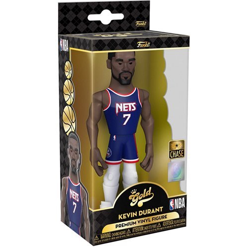 Funko Vinyl Gold Premium Figure: NBA Nets Kevin Durant (City Edition) Chase - Fugitive Toys