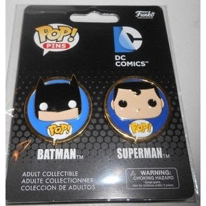 DC Universe Pop! Pins Batman & Superman - Fugitive Toys