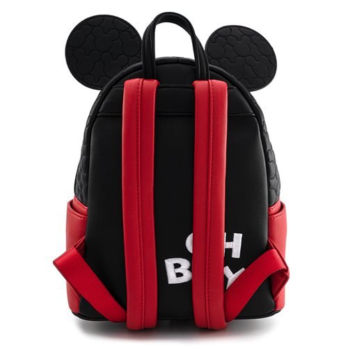 Loungefly x Disney Mickey Mouse Oh Boy! Quilted Mini Backpack - Fugitive Toys