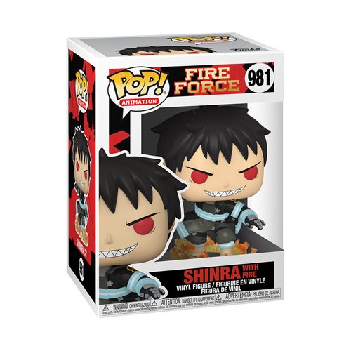 Fire Force Pop! Vinyl Figure Shinra with Fire [981] - Fugitive Toys