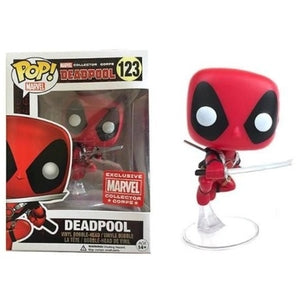 Marvel Pop! Vinyl Figures Leaping Deadpool [123] - Fugitive Toys