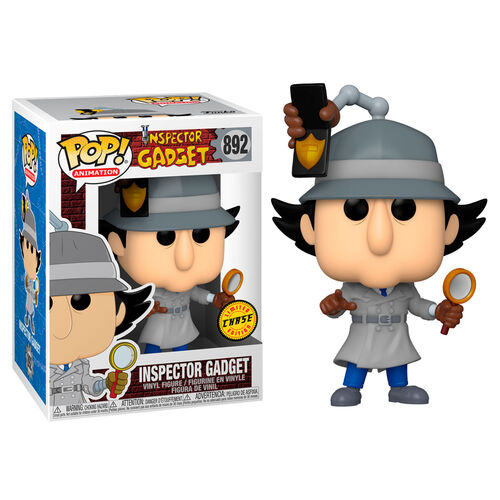 Inspector Gadget Pop! Vinyl Figure Inspector Gadget with Badge (Chase) [892] - Fugitive Toys