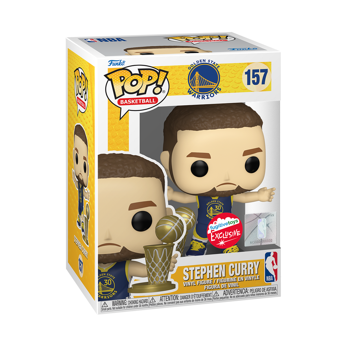 NBA SLAM Stephen Curry Funko Pop! Cover Figure #13 with Case