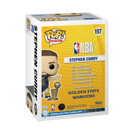 NBA Pop! Vinyl Figure Stephen Curry Championship Trophy (Fugitive Toys Exclusive)[157] - Fugitive Toys