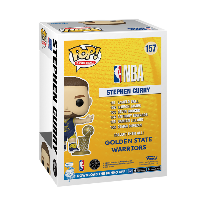 NBA Pop! Vinyl Figure Stephen Curry Championship Trophy (Fugitive Toys Exclusive)[157] - Fugitive Toys