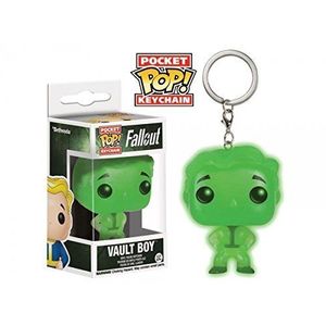 Fallout Pocket Pop! Keychain Green Vault Boy (Glow in the Dark) [Exclusive] - Fugitive Toys