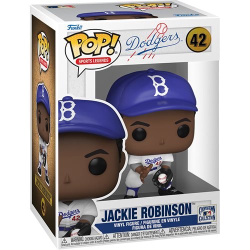 MLB Legends Pop! Vinyl Figure Jackie Robinson [Dodgers][42] - Fugitive Toys