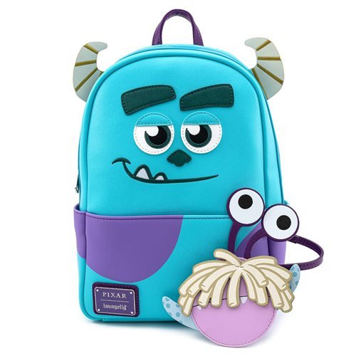 Loungefly x Disney Pixar Monsters Inc Sulley with Boo Coin Pouch Mini Backpack - Fugitive Toys
