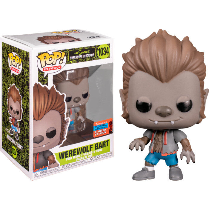 The Simpsons Treehouse of Horror Pop! Vinyl Figure Werewolf Bart (2020 Fall Convention) [1034] - Fugitive Toys
