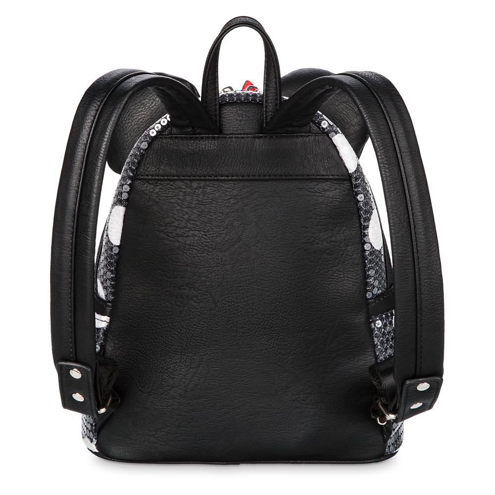 black sequin mini backpack Loungefly x Disney Parks Minnie Mouse Sequined Mini Backpack