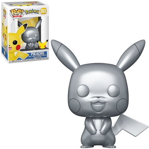 Pokemon Pop! Vinyl Figure Pikachu Metallic Silver [353] - Fugitive Toys