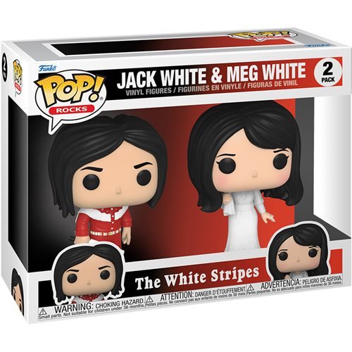The White Stripes Rocks Pop! Vinyl Figure Jack White & Meg White [2 Pack] - Fugitive Toys